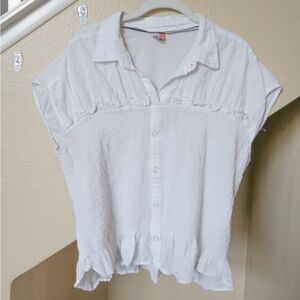 ANTHROPOLOGIE Pilcro Ruffle US XL